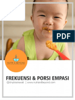 Printable Frekuensi Dan Porsi MPASI