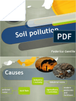 Soil Pollu Tion: Federica Gentile