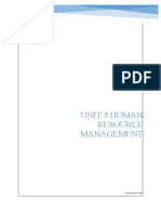 Unit 3 Human Resource Management: Jahanzaib Khan