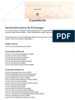 Expediente _ Revista Brasileira de Psicologia