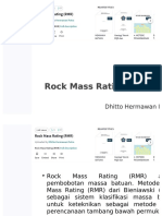 PDF Rock Mass Rating RMR DD