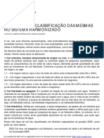 TIPOS DE CAL E CLASSIFICAÇÃO DAS MESMAS NO SISTEMA HARMONIZADO - Classification of Goods