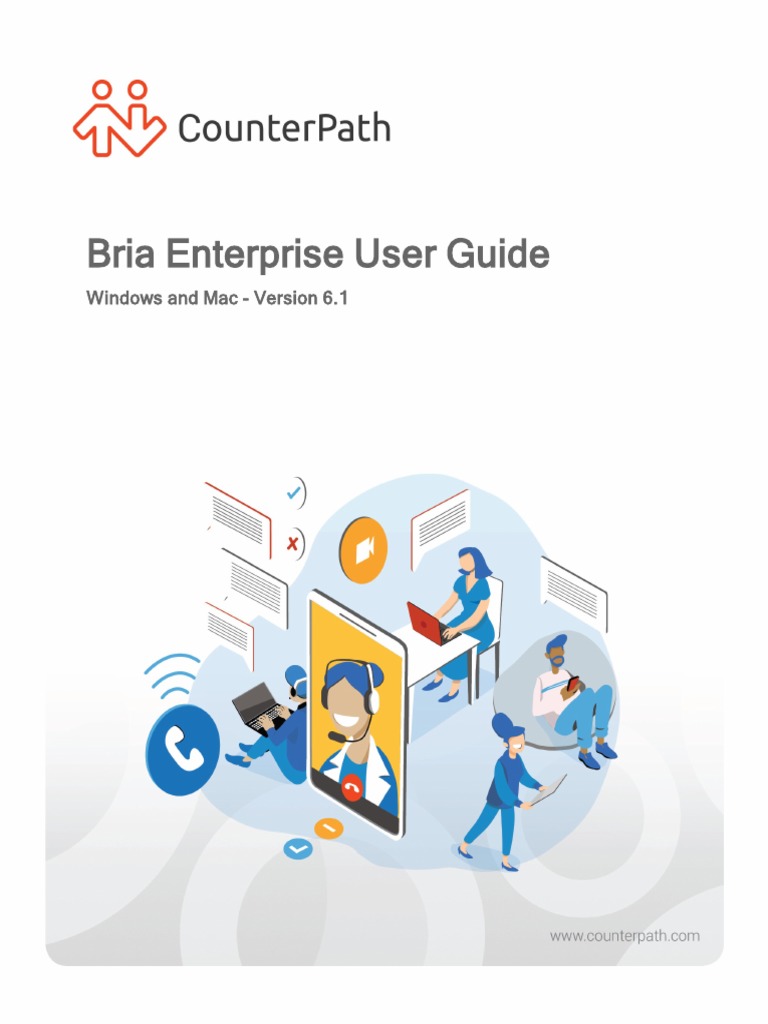 Bria Enterprise For Windows and Mac User Guide Rev 6.1.0 | PDF ...