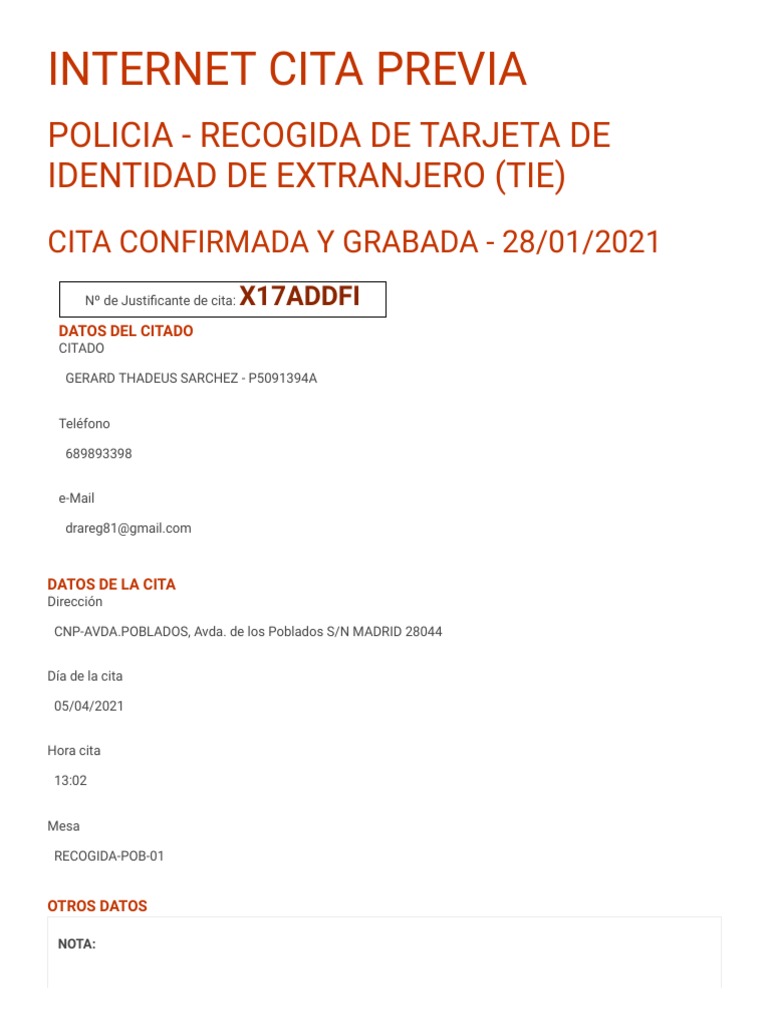 Proceso Automático para La Solicitud de Cita Previa | PDF | Finanzas y ...