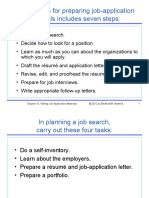 The Process For Preparing Job-Application Materials Includes Seven Steps