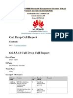 Call Drop Cell Report: Imanager U2000 MBB Network Management System Virtual Product Documentation (Suse)