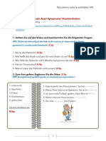 I. Wortschatz:: Beim Arzt/ Symptome/ Krankenheiten