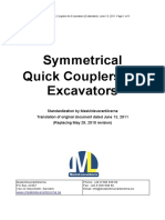 Symmetrical Quick Couplers For Excavators June 2011 Edition