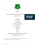 This Assignment Is Completed For The Fulfillment of The Course Human Resource Management' Under Faculty of Business Studies of BUP