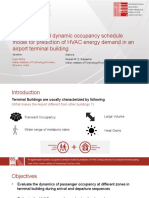 An Agent-Based Dynamic Occupancy Schedule Model For Prediction of HVAC Energy Demand in An Airport Terminal Building