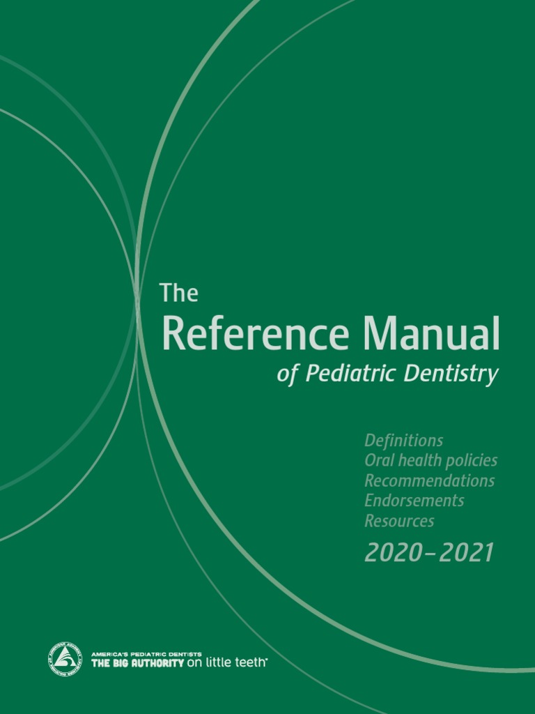 The Reference Manual Of Pediatric Dentistry 21 Pdf Dentistry Periodontology