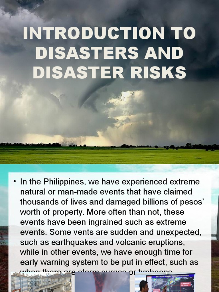 Understanding Disaster Risks in the Philippines | PDF | Natural Hazards ...