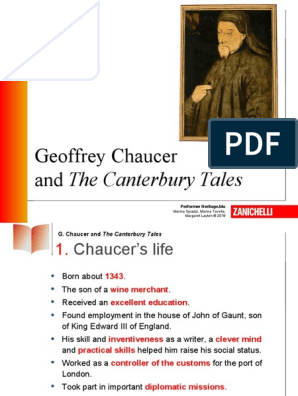 Geoffrey Chaucer, PDF, Geoffrey Chaucer