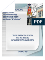 Vasile Musteata, MD, PHD, MPH, Associate Professor Discipline of Hematology, State University of Medicine and Pharmacy "N. Testemitanu"
