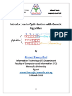 Introduction To Optimization With Genetic Algorithm: Ahmed Fawzy Gad