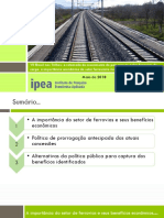 APRESENTAÇÃO 1 Impactos Do Setor Ferroviário - GO Associados