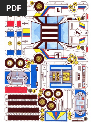 Papercraft Bmw