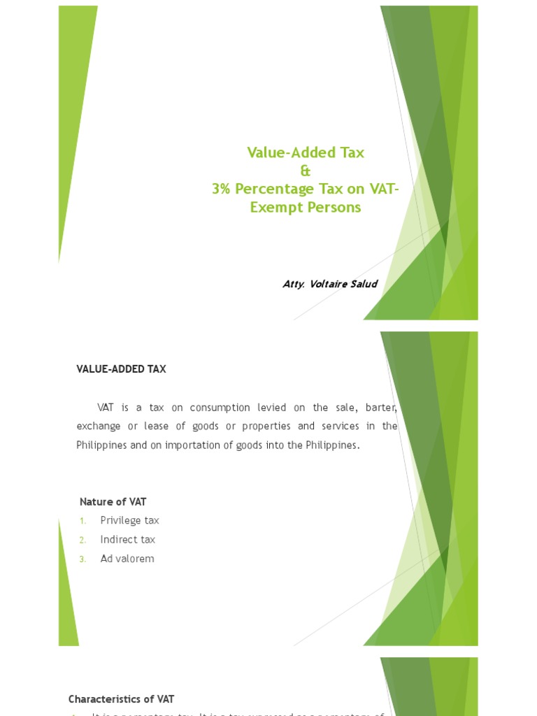 Understanding VAT and Tax Liabilities in the Philippines | PDF | Value ...