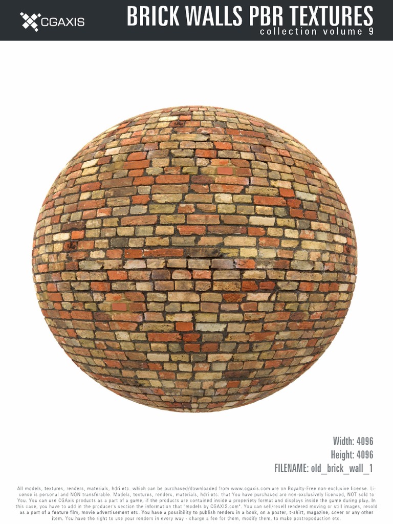 Cgaxis PBR Textures Volume 9 Partie9 | PDF