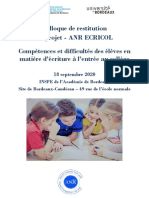 PROGRAMME Colloque de Restitution ECRICOL