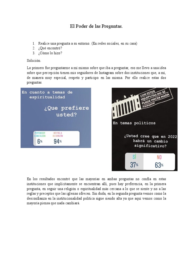 El Poder de Preguntar en Redes Sociales | PDF