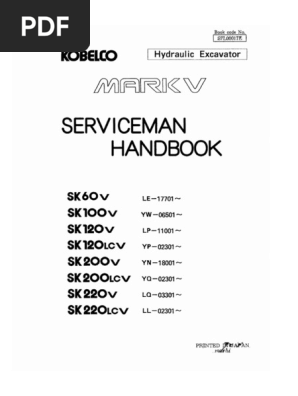 Shop Manual SK200-2 | PDF