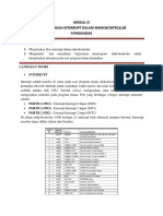 Modul Ii Menggunakan Interrupt Dalam Mikrokontroller ATMEGA8535