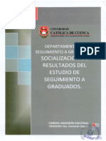 Informe de Socializacion Ing. Industrial  Matriz 2011-2014