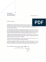 La Carta de L'ex-Secretari D'estat de Seguretat de Rajoy A L'expresident de BPA, Higini Cierco