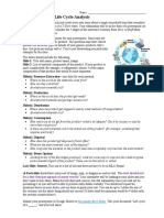 Life Cycle Analysis Assignment