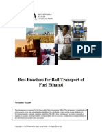 RFA Best Practices For Rail Transport of Ethanol