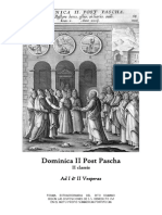 Dominica II Post Pascha. Ad I & II Vesperas