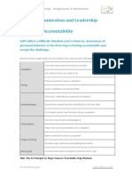 7 - Self-Reflection Work Sheet Accountability