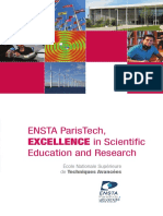 Ensta Paristech, Education and Research: Excellence in Scientific