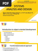 SAD - Ch1 - Introduction To Object-Oriented Development