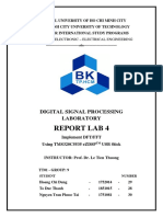 Report Lab 4: Digital Signal Processing Laboratory