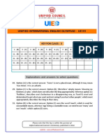 CL 3 Uieo 2020 Paper 191 Key