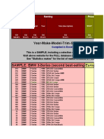 Year Make Model Trim Full Specs by Teoalida SAMPLE