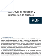 Reducion y Reutilizacion de Plasticos