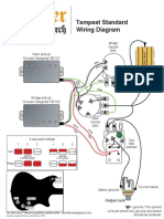 Tempest Standard Wiring Diagram: Neck Pickup: Duncan Designed HB-101