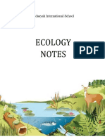 Ecology Notes: Al-Hidaayah International School