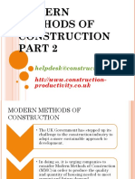 Modern Methods of Construction: Helpdesk@construction-Productivity - Co.uk