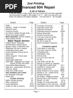 Advanced 604 Repair: 2nd Printing