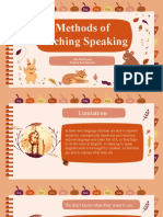 Methods of Teaching Speaking