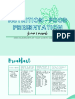 Nutrition - Food Presentation