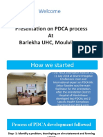 PDCA Presentation_Barlekha UHC
