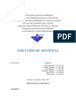 Ejecución de sentencia y tipos de ejecución