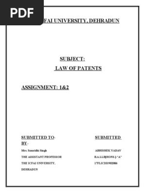 law of patent assignment