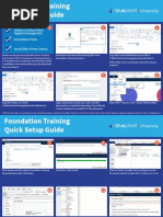 Foundation Training Quick Setup Guide