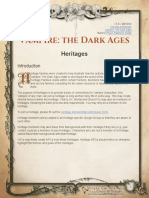 Vampire: The Dark Ages: Heritages